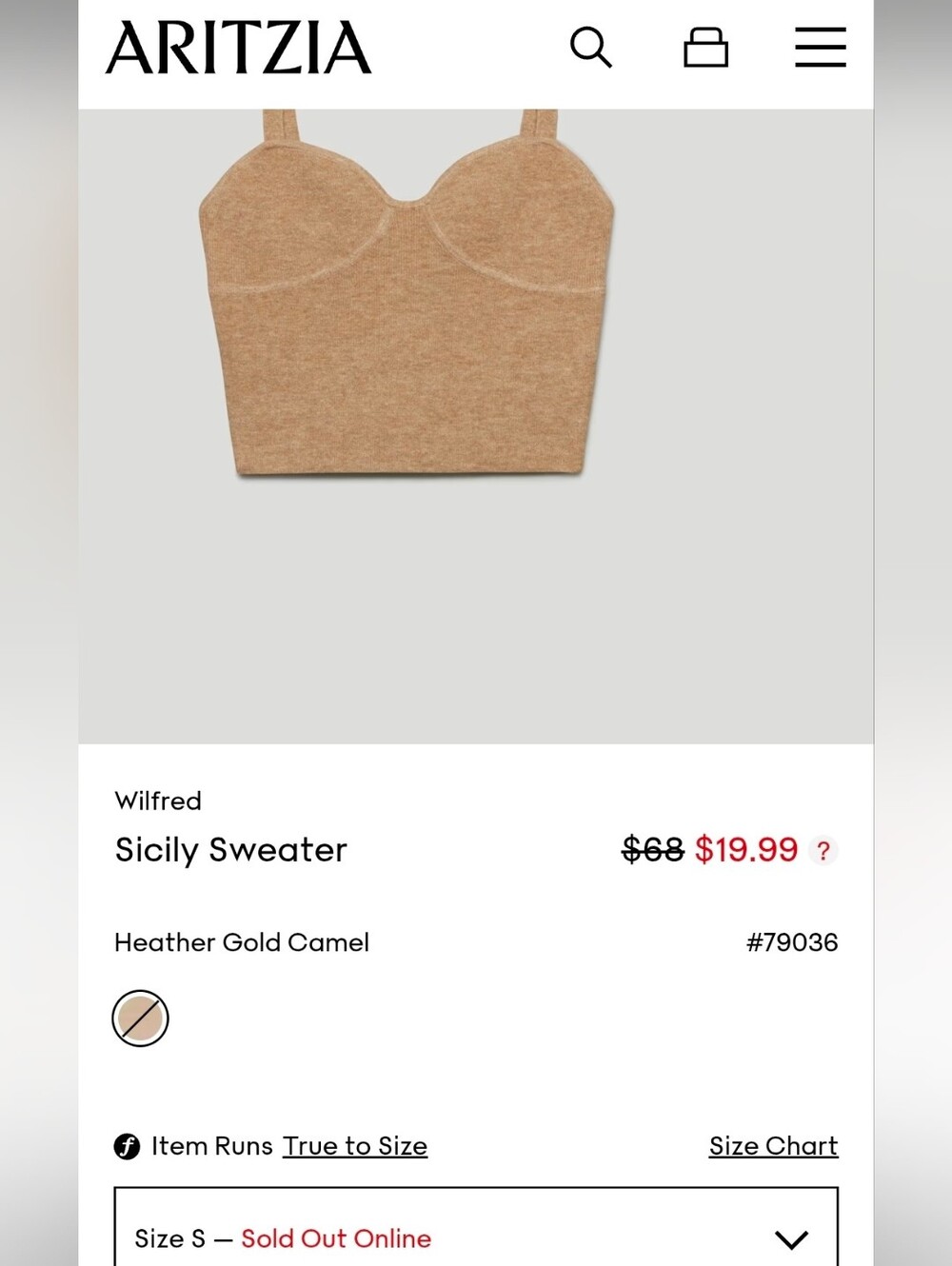 Aritzia Wilfred Sicily Sweater